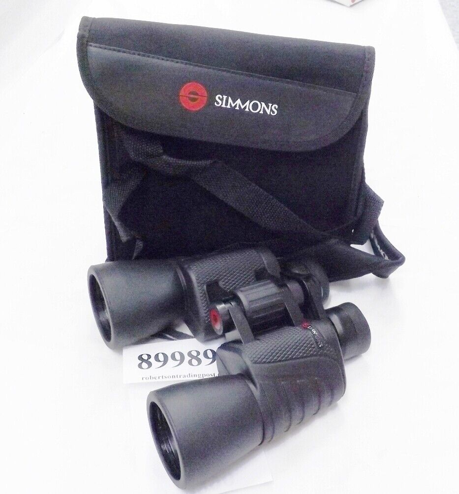 Simmons ProSport 10x50 Binoculars Black Rubber Armored Porro Lenses 899890