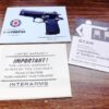 Star Interarms M40 Firestar Factory Owners Instruction Manual, Safety, Warranty