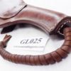 US GI type Holster WWI Repro 1917 Revolver 5 in Half Flap Brown Leather Belt - Image 6