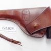 US GI type Holster WWI Repro 1917 Revolver 5 in Half Flap Brown Leather Belt - Image 8