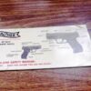 Walther 1990s Owners Instruction Manual for P99 Pistols G-VG 6 Pages