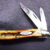 1968 Case 5220 Peanut Stag Handled Mini Jack Pocket Knife Mint USA No Dot Chrome