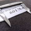 1970 Case 10 Dot USA Mother of Pearl 2 Blade Pen Knife 8233 Exc Pocket Knife - Image 4
