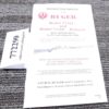 1990 Ruger Factory 9th Year Instruction Manual for 77/22 7722 Bolt Action Rifle