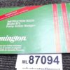 1994 Remington Instruction Book Owners Manual for 870 Shotguns 4 Language