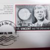 1996 Grenadines Kennedy Commemorative Set Stamps with 2 1964 Halves COA - Image 4