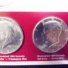 1996 Grenadines Kennedy Commemorative Set Stamps with 2 1964 Halves COA - Image 5