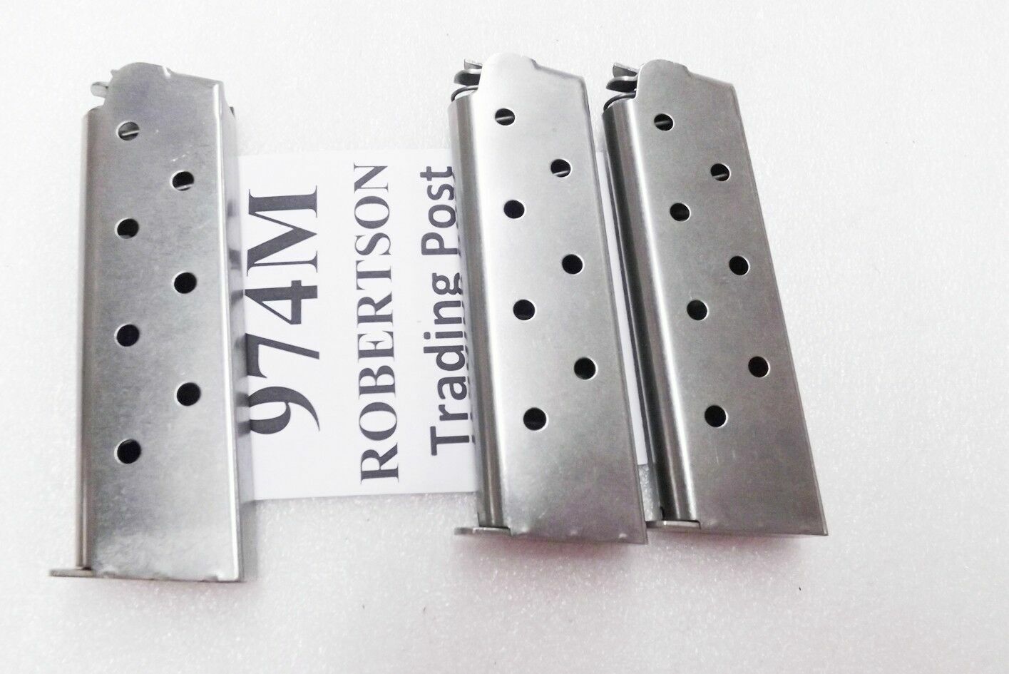 3 HFC Stainless Magazines Fits Colt 1911 Government type .45 ACP 45 Automatics $14 each & Free Ship