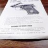 Beretta Minx Jetfire Disassembly Parts List 1 Sheet Manual J.L. Galef Pre 1968 - Image 3