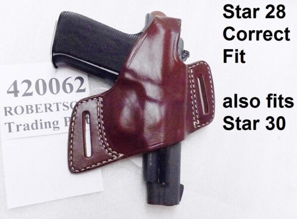 Black Widow type Leather Holster for Sig P S&W 59 5900 SD9 Daewoo HK P2000 - Image 14