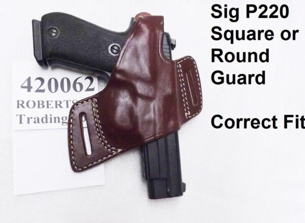 Black Widow type Leather Holster for Sig P S&W 59 5900 SD9 Daewoo HK P2000 - Image 10