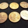 Collection of 57 US Clad Dollar Coins: Ikes, Anthonys, Sacagawea & 2 Pres - Image 8