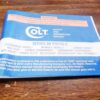 Colt MK IV Series 80 90 Factory Owners Safety Instruction Manual Government 1911
