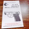 Factory AMT .45 ACP DAO Backup Pistol Owners Instruction Manual 1995-2001