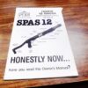 Franchi SPAS 12 FIE Owners Instruction Manual Felix Gun Shop Xerox Reprint VG