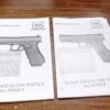 Glock Instructions for Use Owners Manual 2013-2015 Gen 3 English Spanish VG-Exc - Image 9