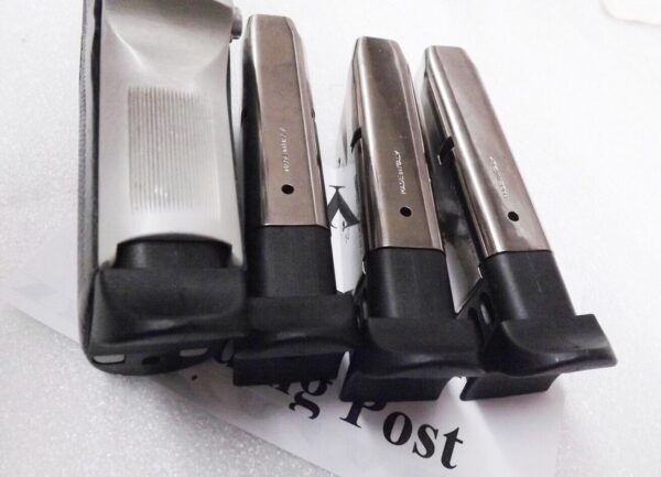 Mec-Gar 10 Shot Magazines fit S&W 9mm 469 669 6904 6906 Nickel Finger Rest - Image 9