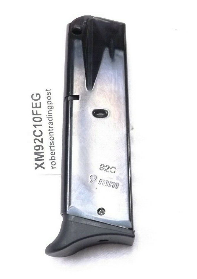 Mec-Gar 9mm 10 Shot Magazine fits Feg P9R KBI GKK92 fitted from Beretta 92C