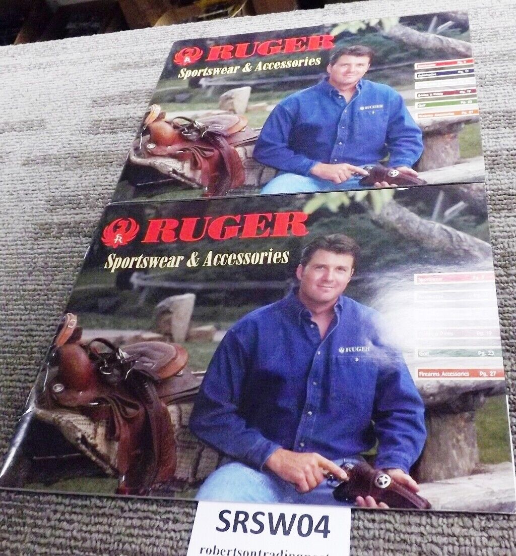 Ruger 2004 Sportswear & Accessories Catalog 35 Pages Color 8 1/2x11 New Cond - Image 3