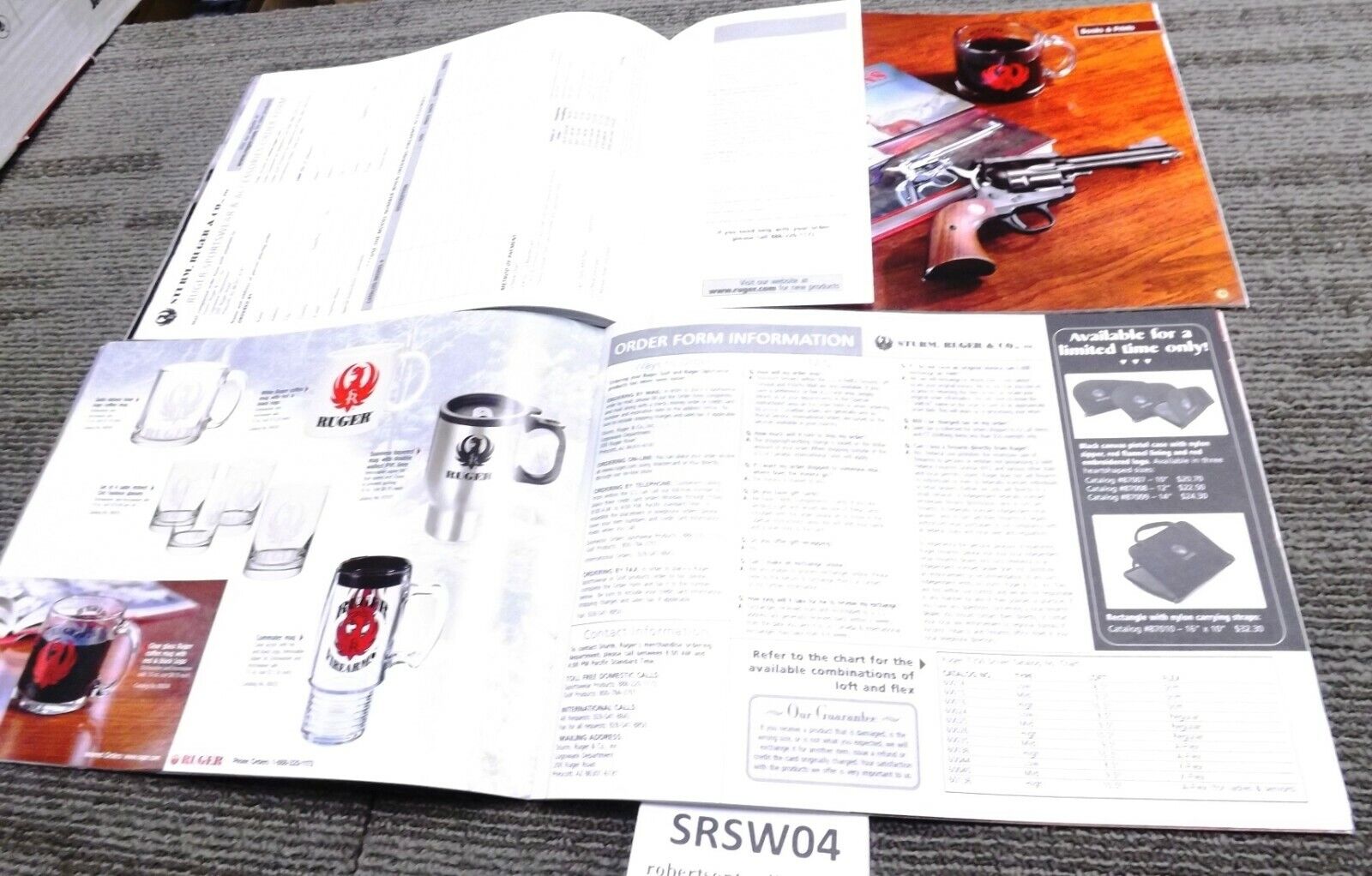 Ruger 2004 Sportswear & Accessories Catalog 35 Pages Color 8 1/2x11 New Cond - Image 6
