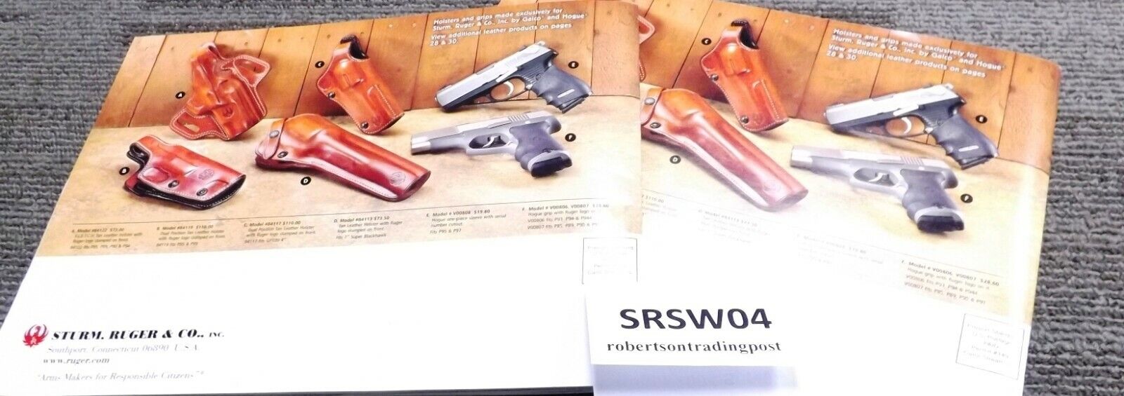 Ruger 2004 Sportswear & Accessories Catalog 35 Pages Color 8 1/2x11 New Cond - Image 8
