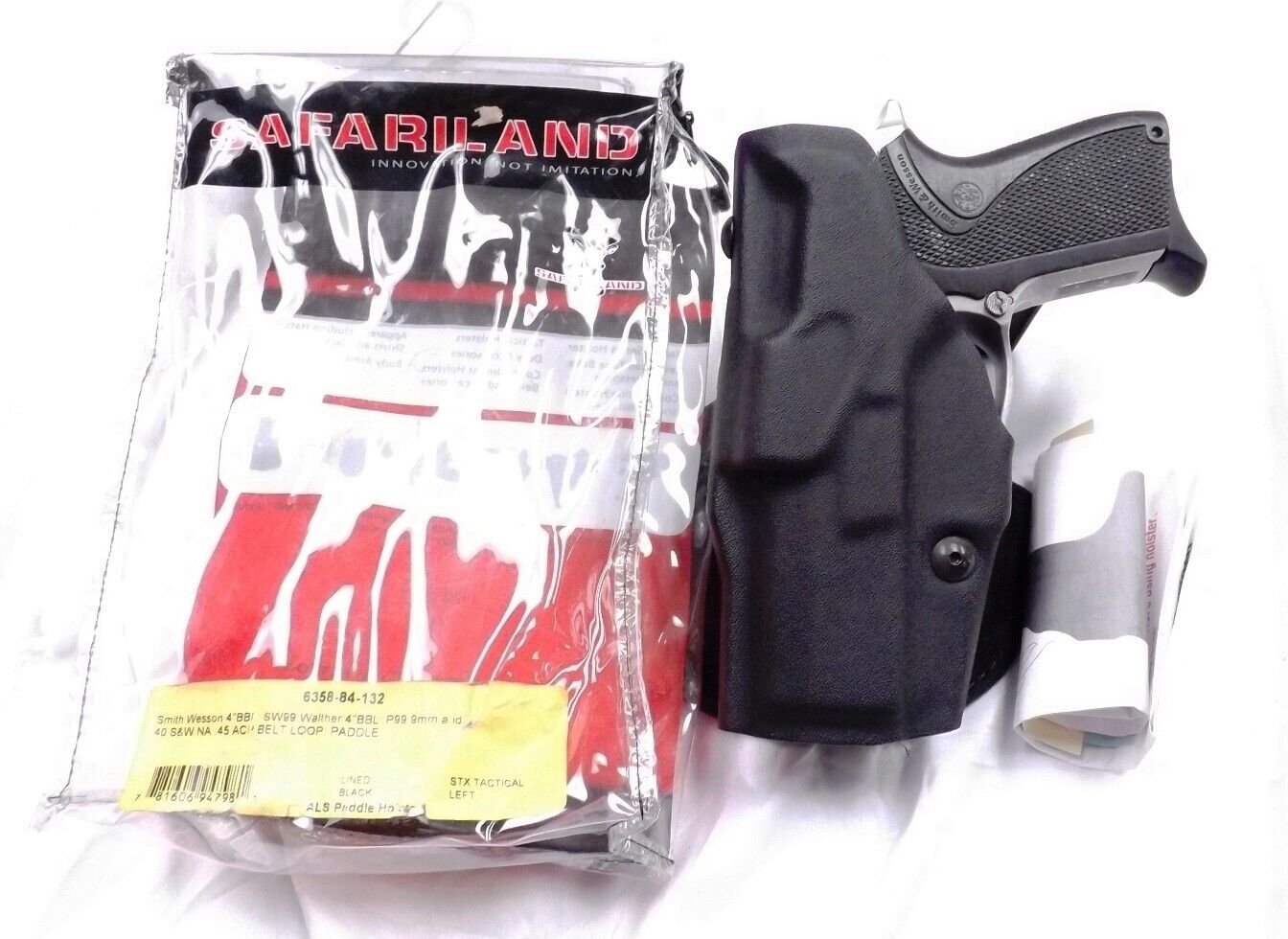 Safariland 6358 ALS Left Hand Paddle Holster Walther 99 S&W 469 669 6906