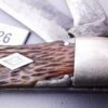 Shapleigh Hardware 2 Blade Folding Hunter Knife ca 1940 B387 Handle Repairs - Image 3