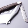 Shapleigh Hardware 2 Blade Folding Hunter Knife ca 1940 B387 Handle Repairs - Image 6