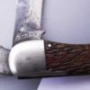 Shapleigh Hardware 2 Blade Folding Hunter Knife ca 1940 B387 Handle Repairs - Image 9