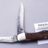 Shapleigh Hardware 2 Blade Folding Hunter Knife ca 1940 B387 Handle Repairs - Image 10