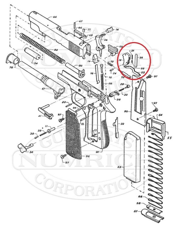 Star Factory Trigger Kit fits Super B Pistols: Trigger, Pin, Bar, Interrupter - Image 7