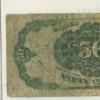 US 1875 Fractional 50 cent Currency Note Reconstruction Era Very Good Condition - Image 5