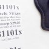 Uncle Mike’s Black #15 Left Hand Hip Holster fits Mid Size Autos Glock 19 81152 - Image 8