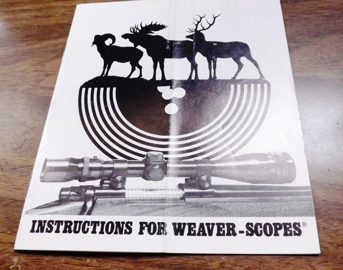 W.R. Weaver Factory Owners Instruction Manual for Steel El Paso Scopes 1974 VG-E