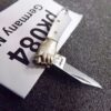 est 1930s German Miniature Fob 1 Blade Pocket Knife Mother of Pearl Exc - Image 3