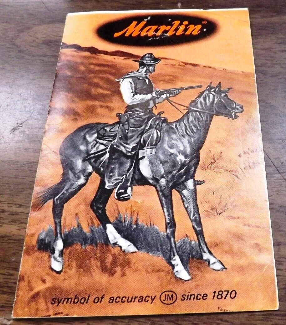 1966 Factory Hang Tag Parts List Instruction Manual for Marlin 39A Mountie VG
