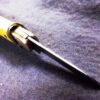 1979 Case 03244 Yellow Handle 2 Blade Pen Pocket Knife with Fob Loop - Image 9