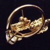 1980s Leer Gem Ltd. Opal Earrings and Ring Set 10K Size 7 - Image 3