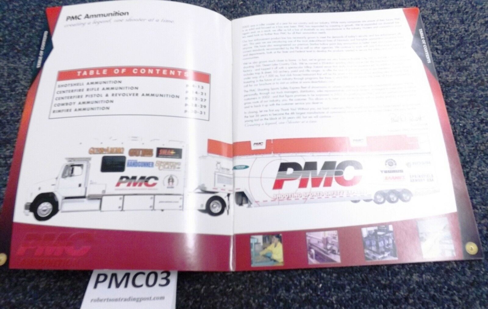 2003 PMC Ammunition Catalog 31 Pages Full Color with Ballistics Charts Excellent - Image 3