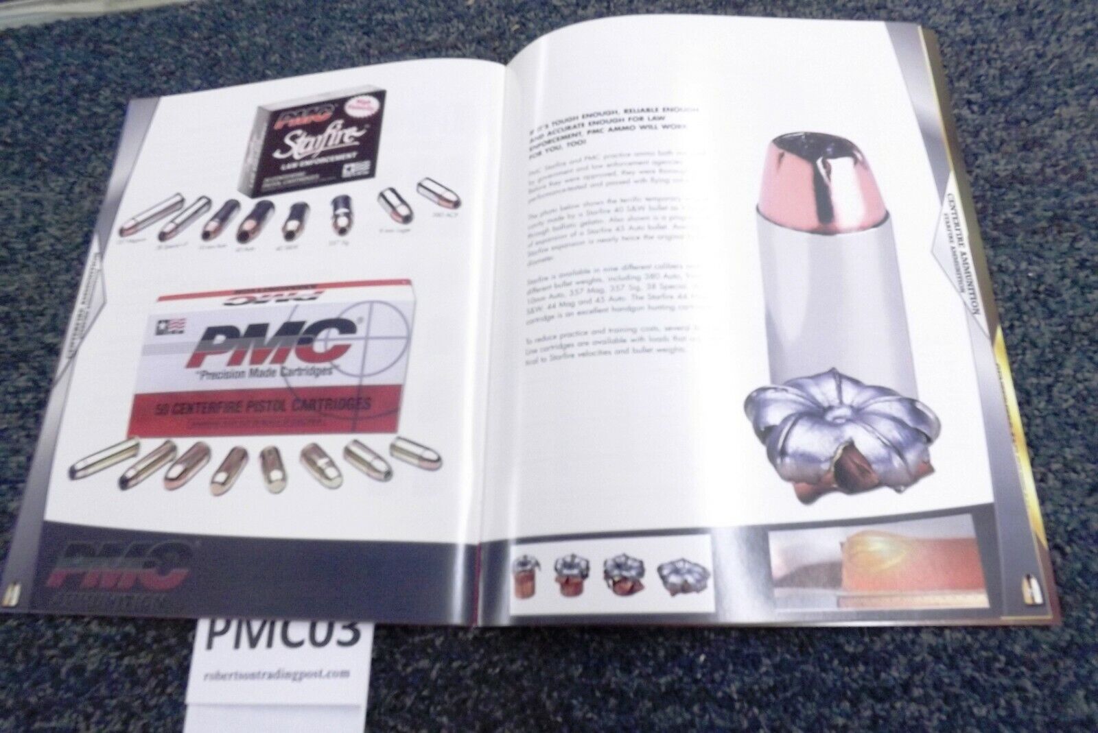 2003 PMC Ammunition Catalog 31 Pages Full Color with Ballistics Charts Excellent - Image 8