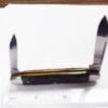 Aerial Cutlery Mfg. Co. Marinette WI 2 Blade Spear Pen Knife Rough Black Exc - Image 3