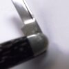 Aerial Cutlery Mfg. Co. Marinette WI 2 Blade Spear Pen Knife Rough Black Exc - Image 4