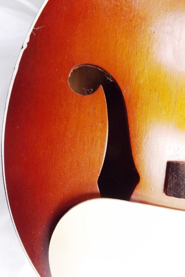 Airline A Style Flat Back Mandolin ca 1953 Very Good Condition with 1970s Strap - Image 7