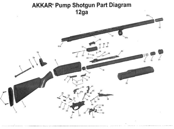 Akkar Charles Daly 12 gauge 3.5 in 335 Pump Carrier Dog View 37 Master Mag - Image 6