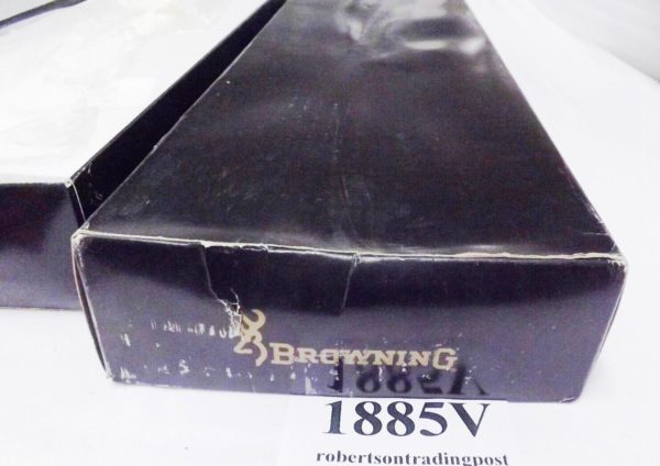 Browning 1885 Factory Rifle Box VG styro insert plastic bag barrel paper 1991 - Image 7