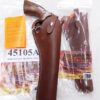 Hunter Co. US Leather Holster 6 to 8 inch Double Action Revolvers 1970s style 45 - Image 11