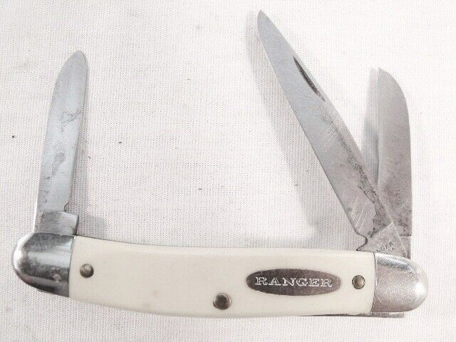 Imperial Ranger Medium Stockman Knife USA VG ca. 1970 Schrade 34OT type