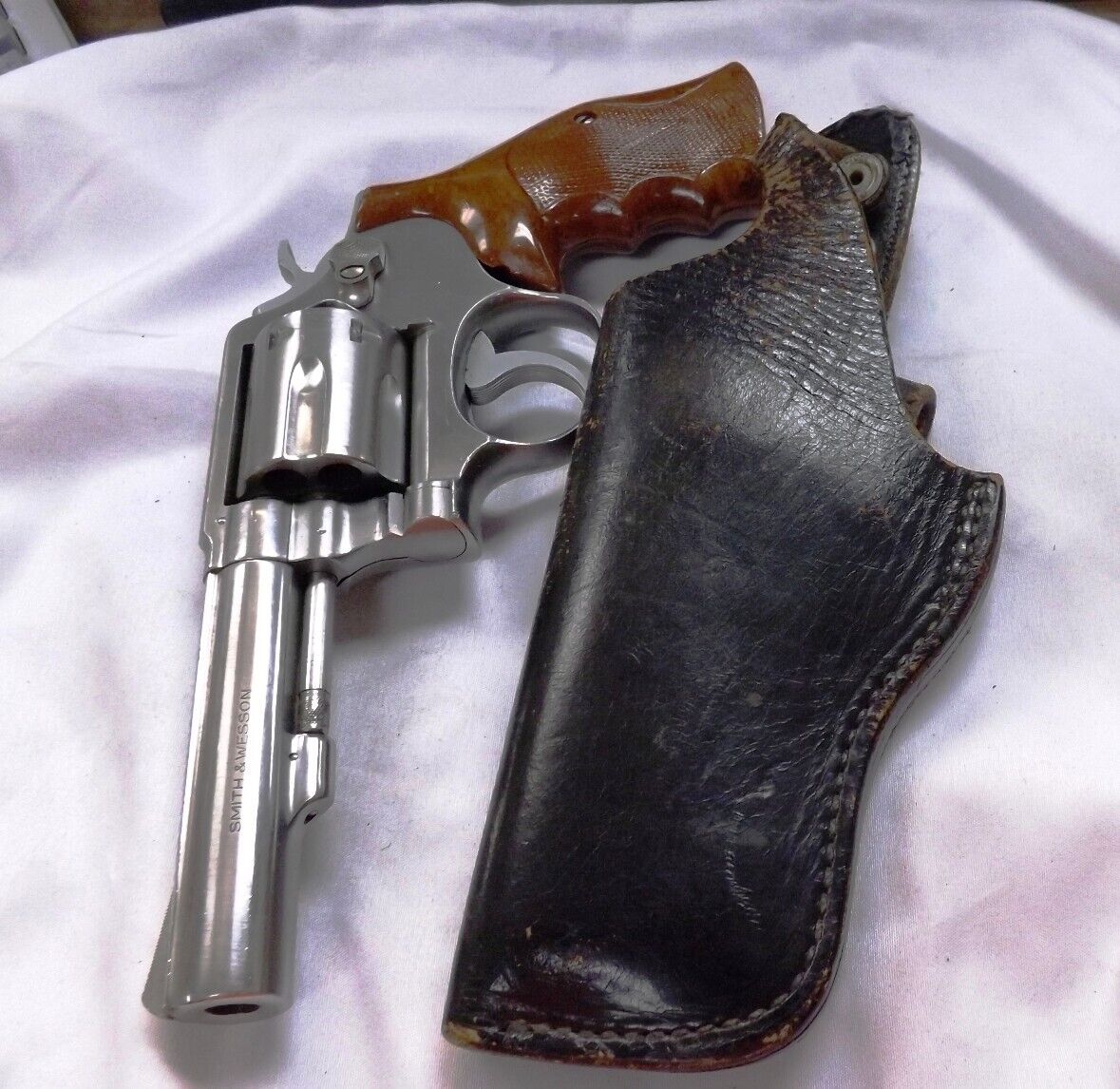 J. M. Bucheimer Federal Man Holster Left Hand Black 4 inch Revolver 1970s NCDC