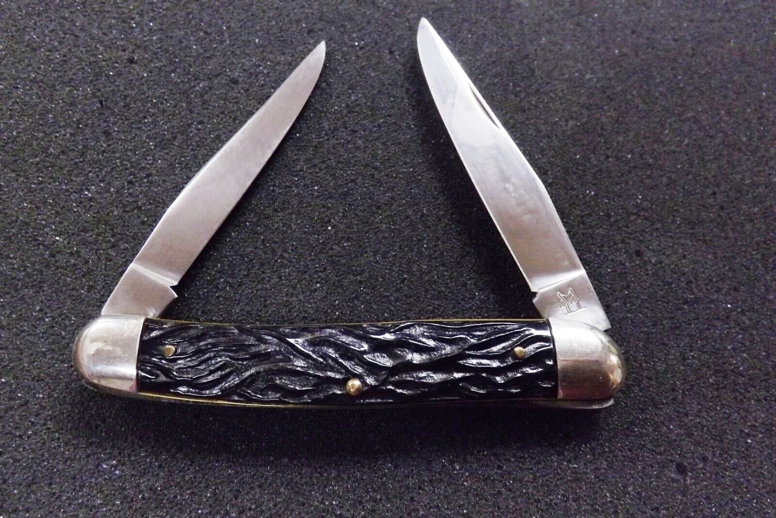 Klaas Germany Kissing Krane Muskrat 2 Blade Knife Near Mint 1960s