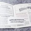 Marlin Owners Manual for 25 MN Bolt Action .22 Rifle 1995 Registration Card - Image 3